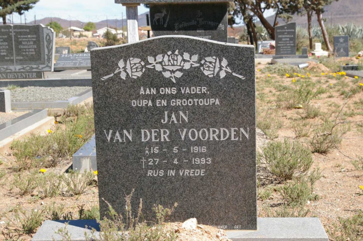VOORDEN Jan, van der 1916-1993