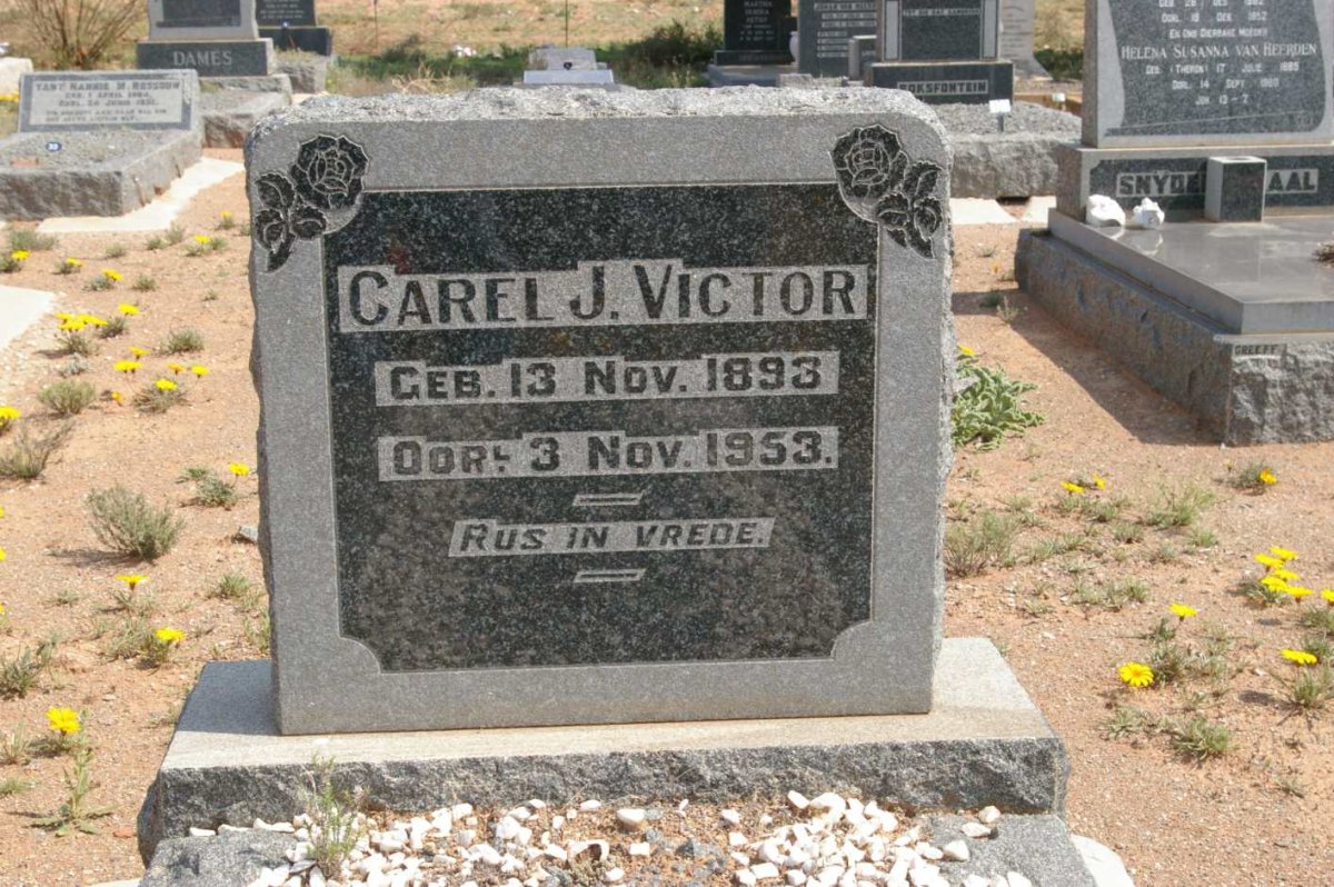 VICTOR Carel J. 1893-1953