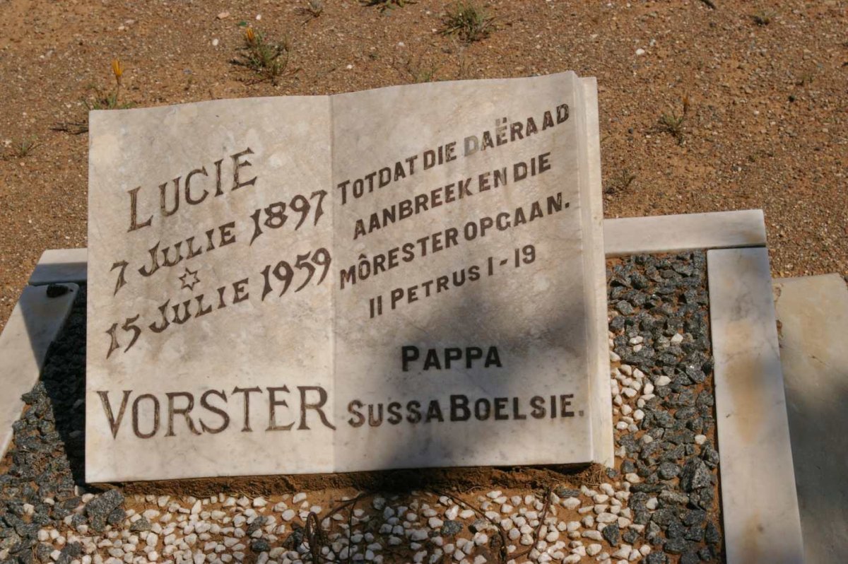 VORSTER Lucie 1897-1959