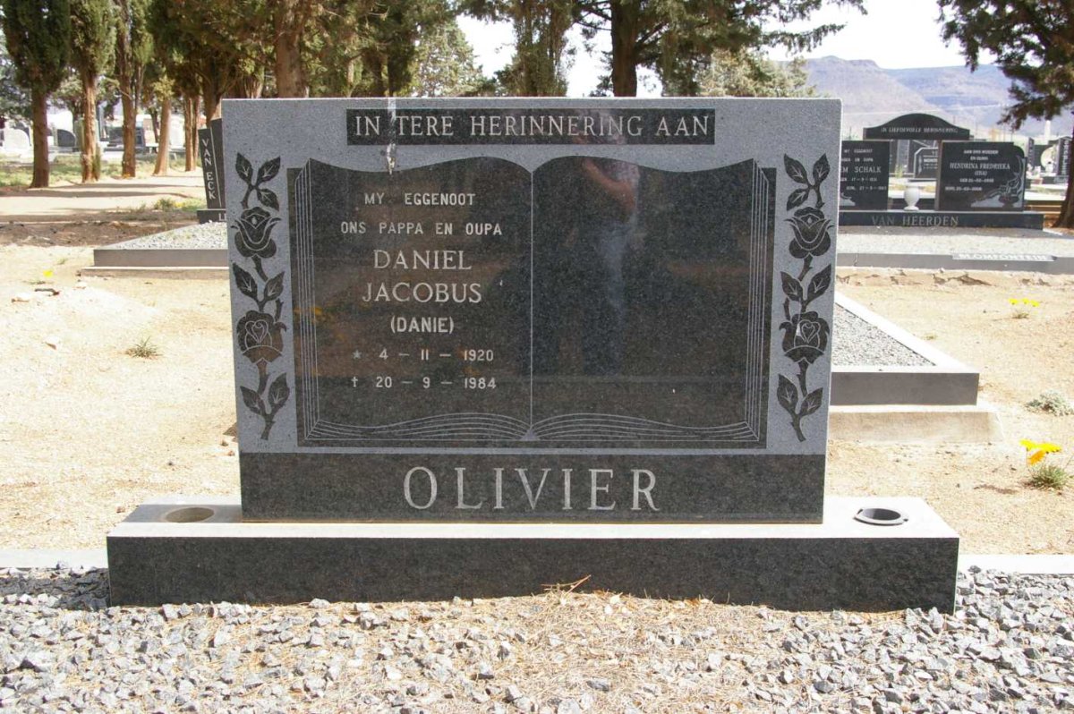 OLIVIER Daniel Jacobus 1920-1984