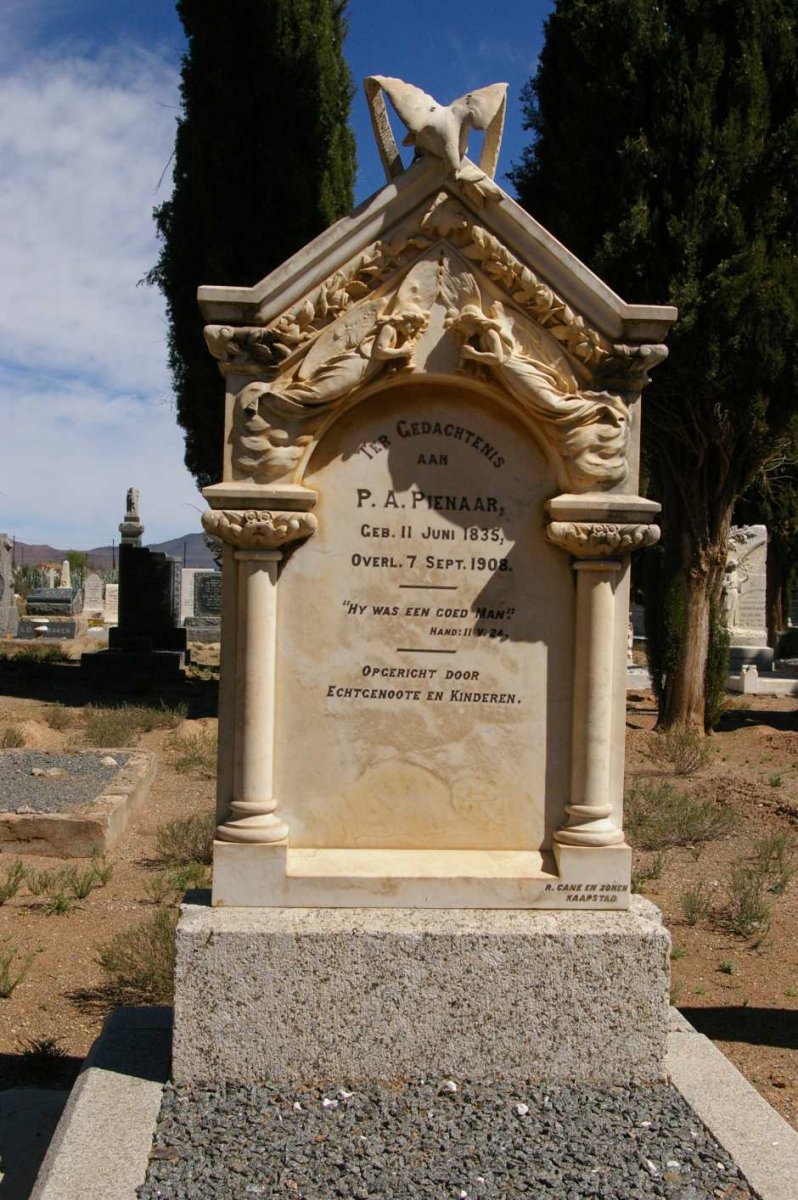 PIENAAR P.A. 1835-1908