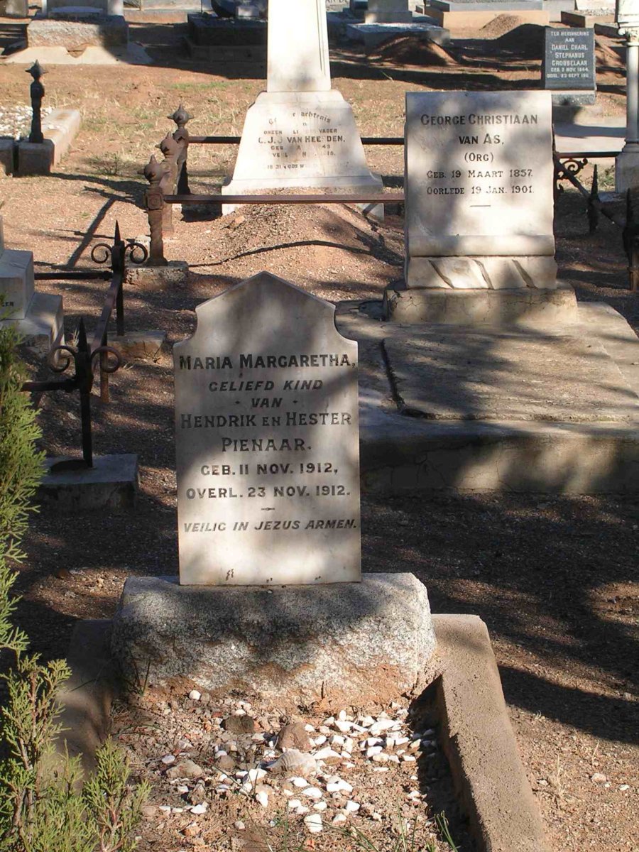 PIENAAR Maria Margaretha 1912-1912
