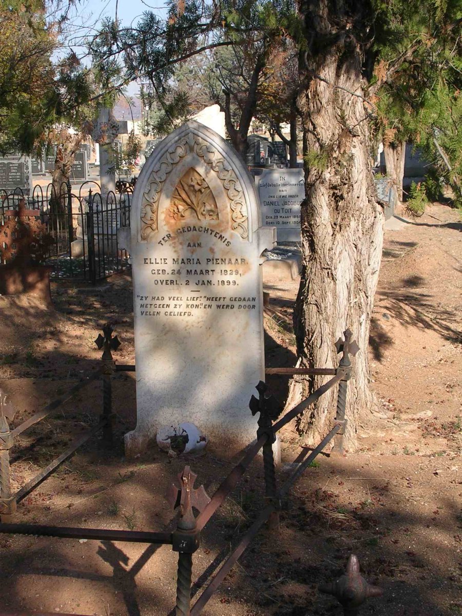 PIENAAR Ellie Maria 1829-1899