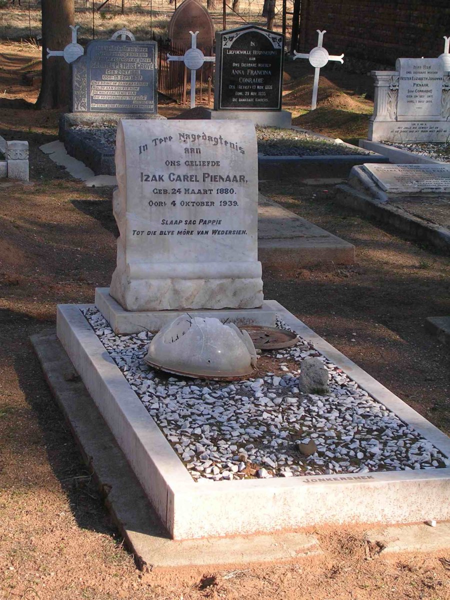 PIENAAR Izak Carel 1880-1939