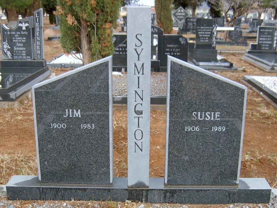 SYMINGTON Jim 1900-1983 &amp; Susie 1906-1989