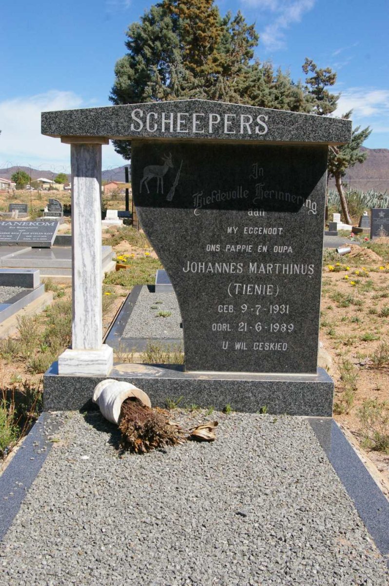 SCHEEPERS Johannes Marthinus 1931-1989