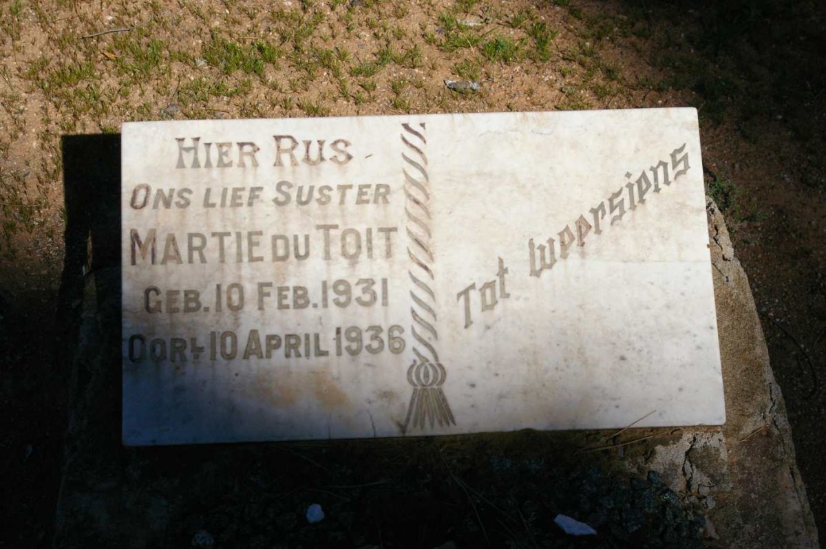 TOIT Martie, du 1931-1936