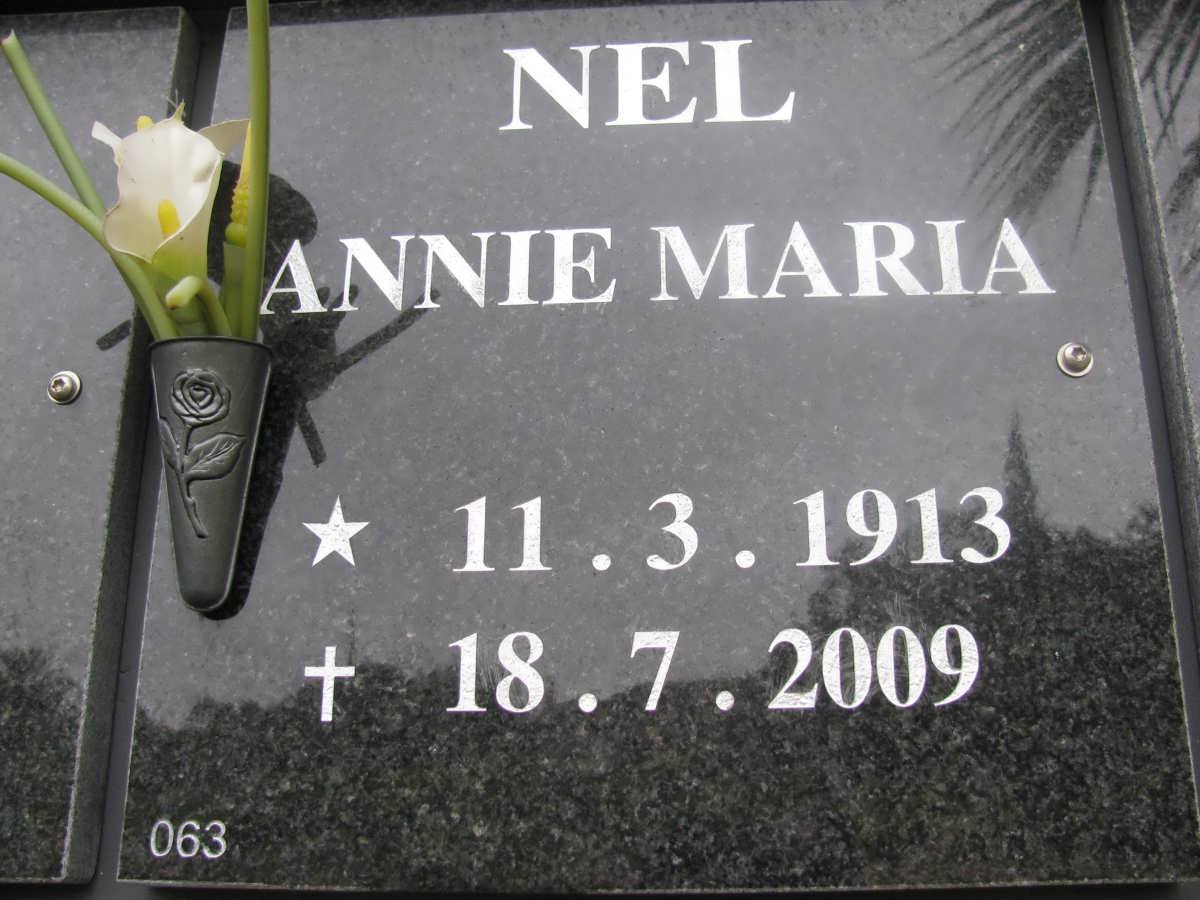 NEL Annie Maria 1913-2009