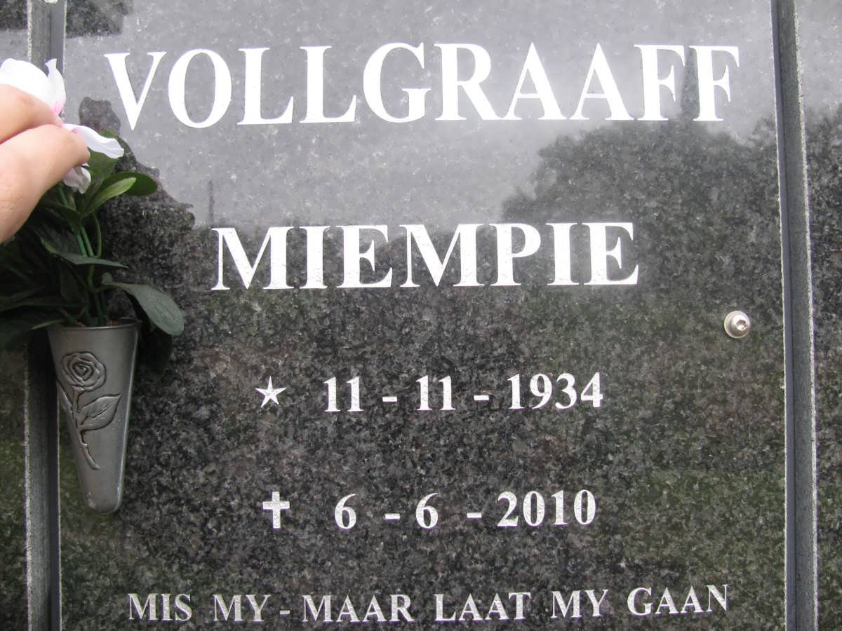 VOLLGRAAFF Miempie 1934-2010