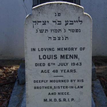 MENN Louis -1943