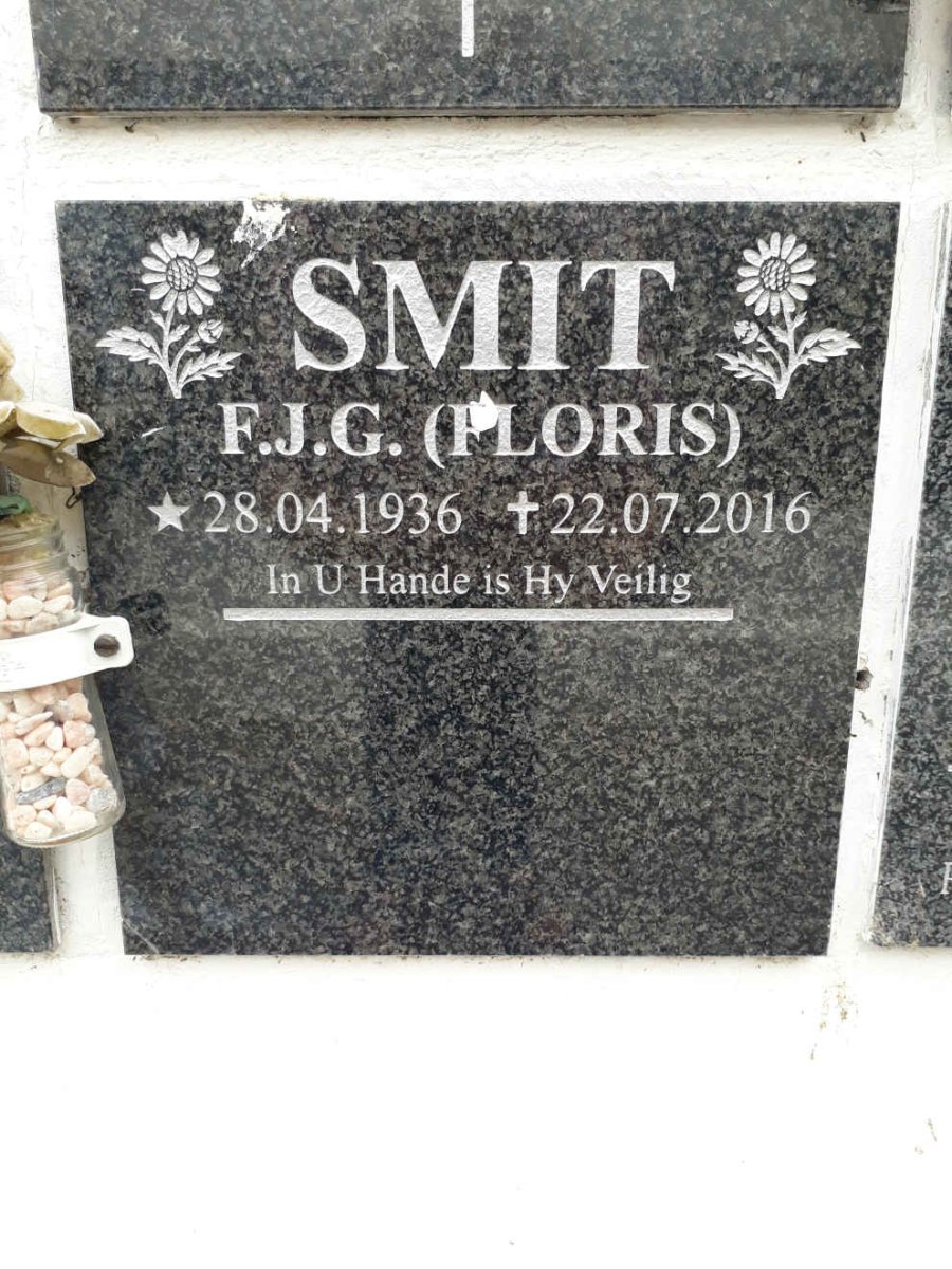 SMIT F.J.G. 1936-2016