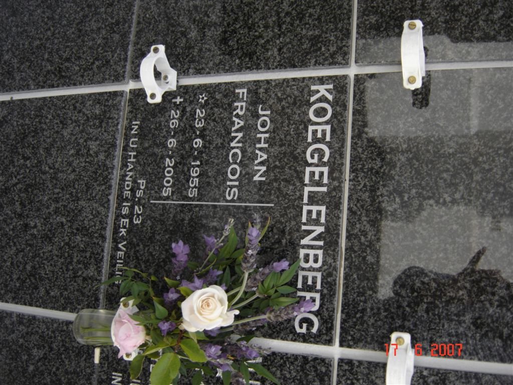 KOEGELENBERG Johan Francois 1955-2005