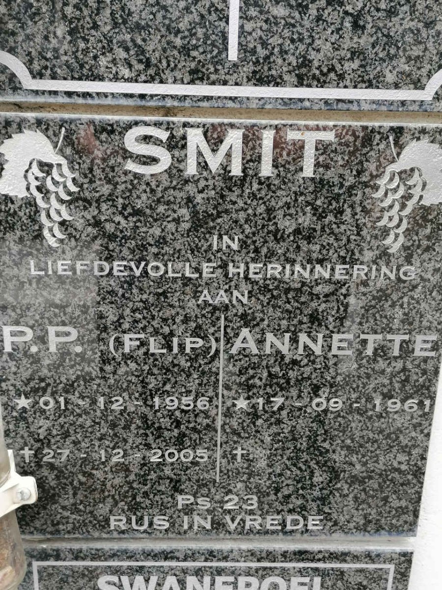 SMIT P.P. 1956-2005 &amp; Annette 1961-