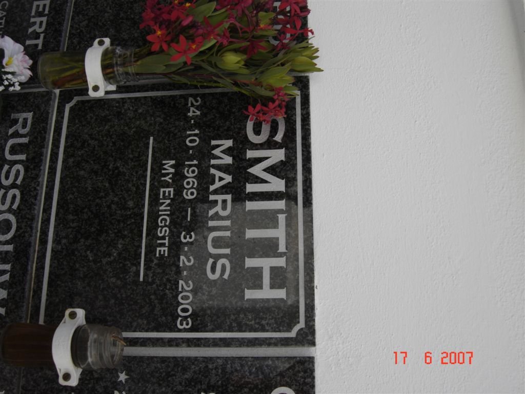 SMITH Marius 1969-2003
