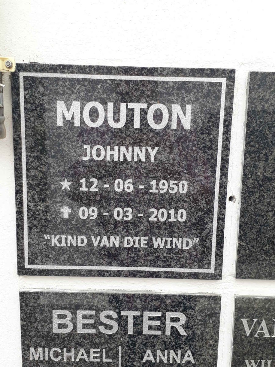 MOUTON Johnny 1950-2010