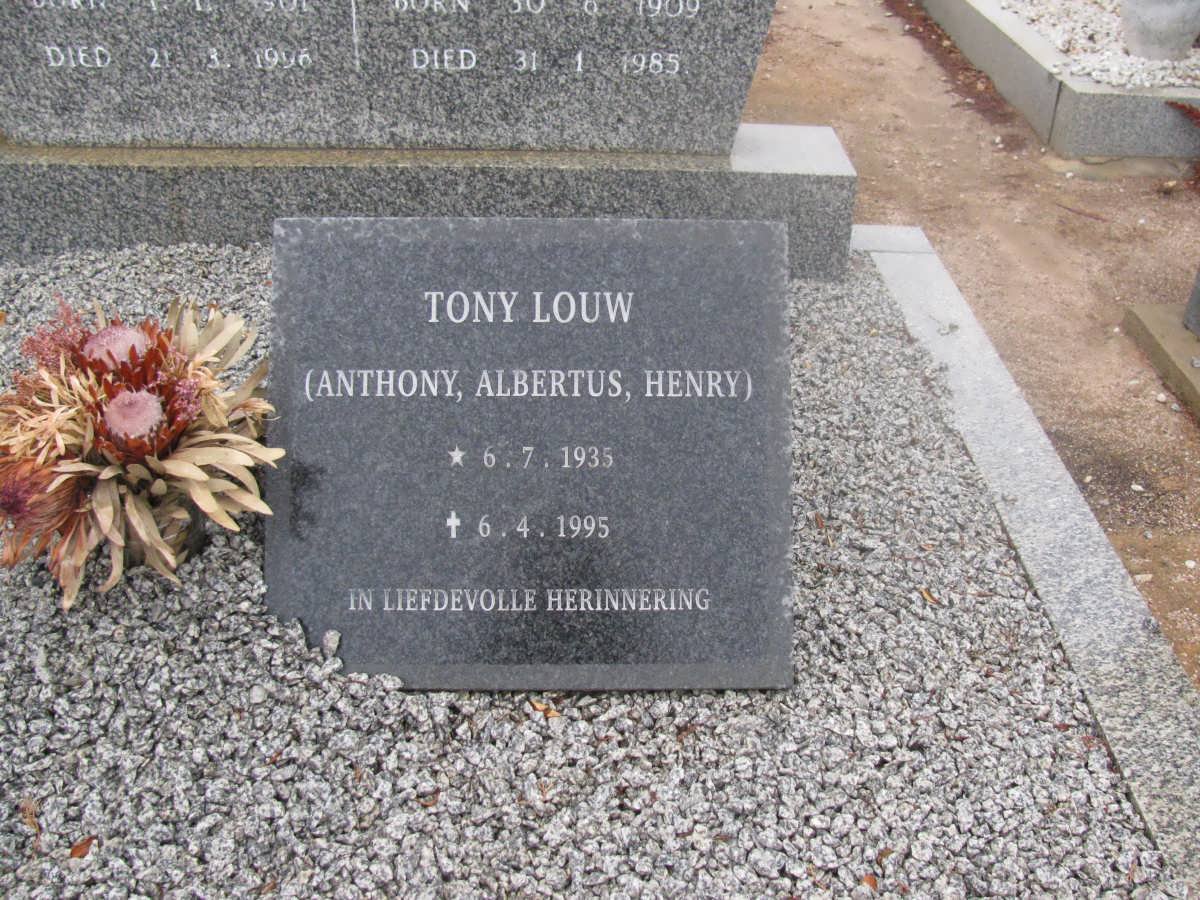LOUW Anthony Albertus Henry 1935-1995