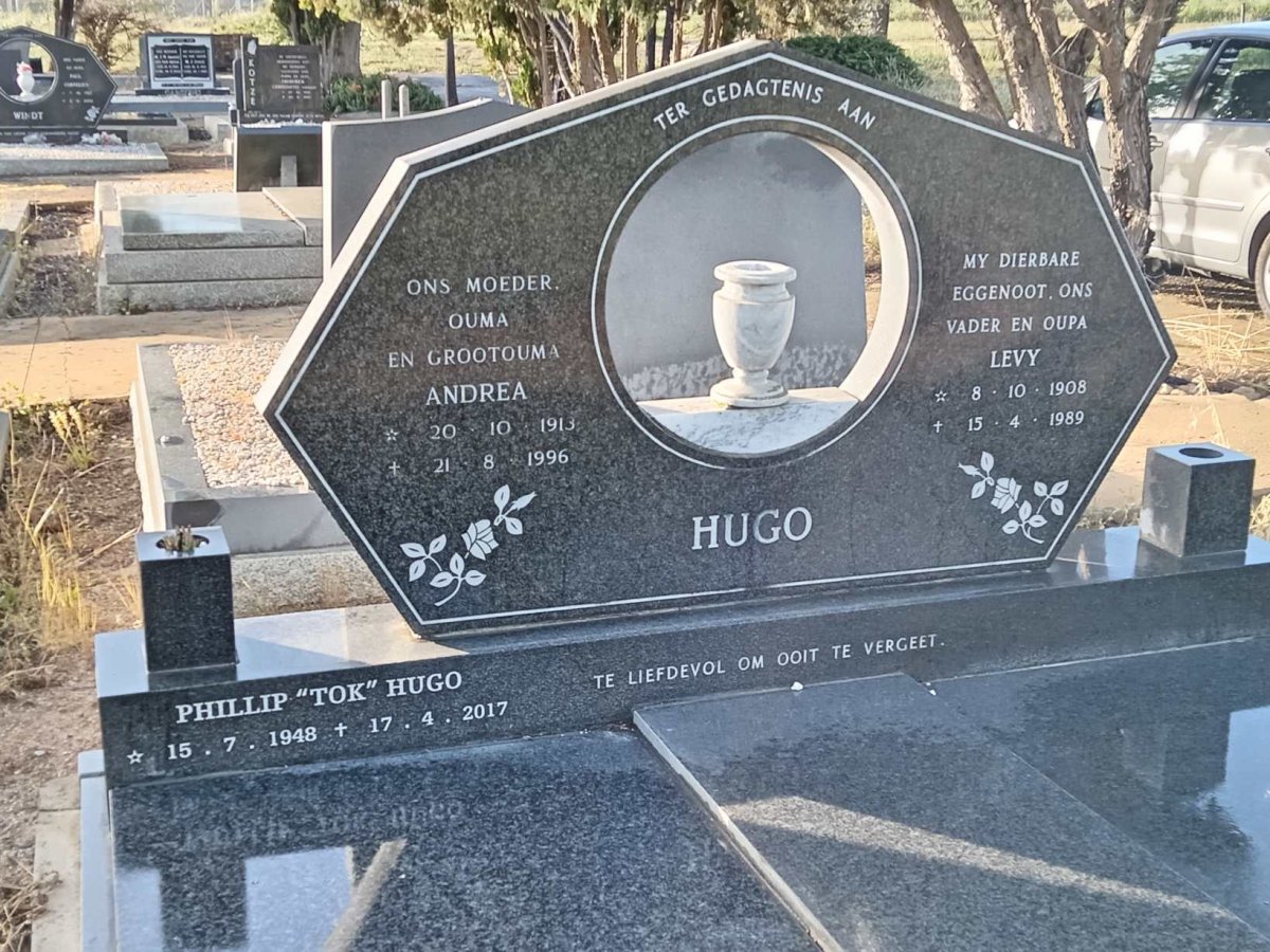 HUGO Levy 1908-1989 &amp; Andrea 1913-1996 :: HUGO Phillip 1948-2017