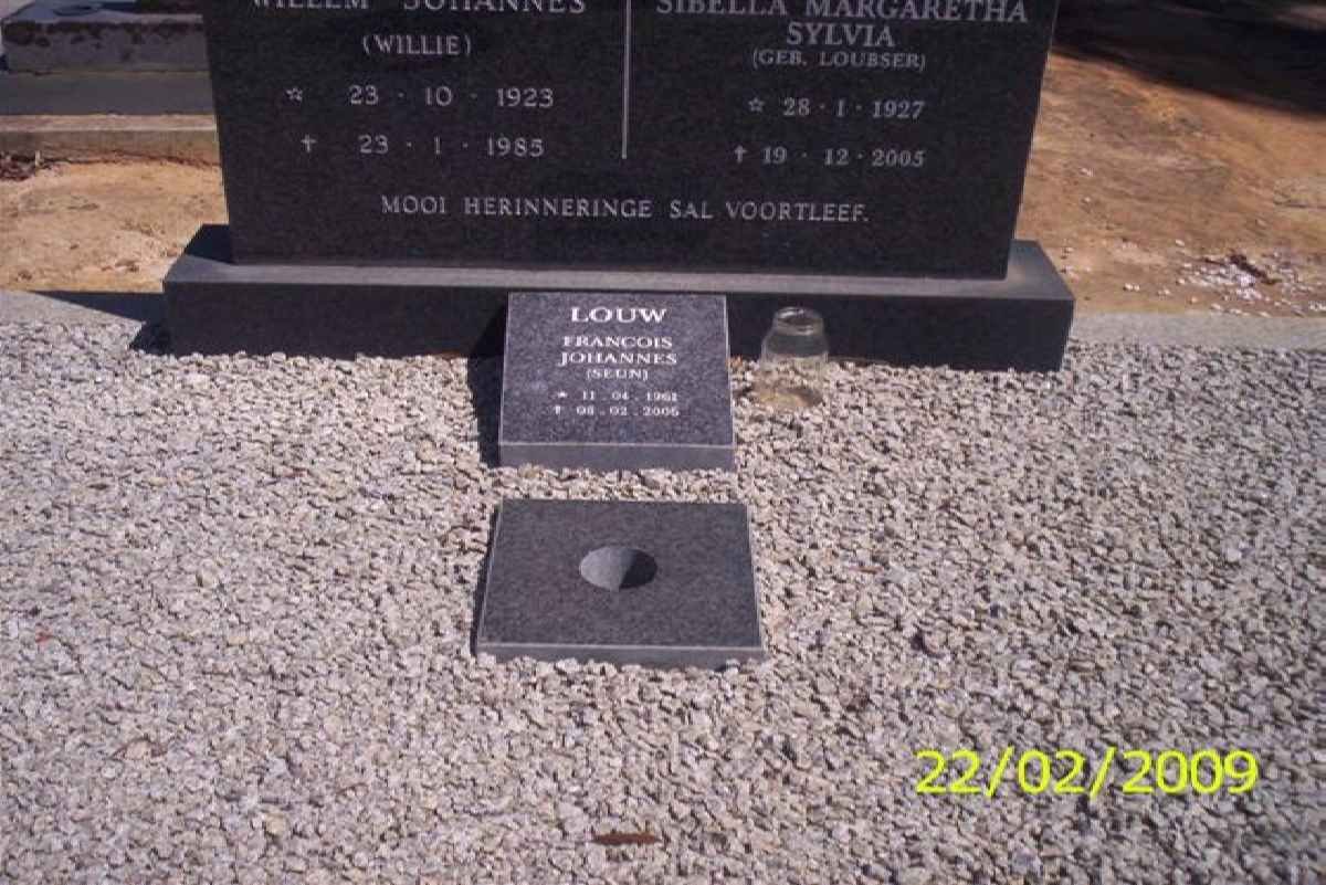 LOUW Francois Johannes 1961-2006