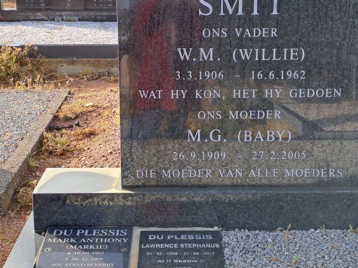 SMIT W.M. 1906-1962 &amp; M.G. 1909-2005