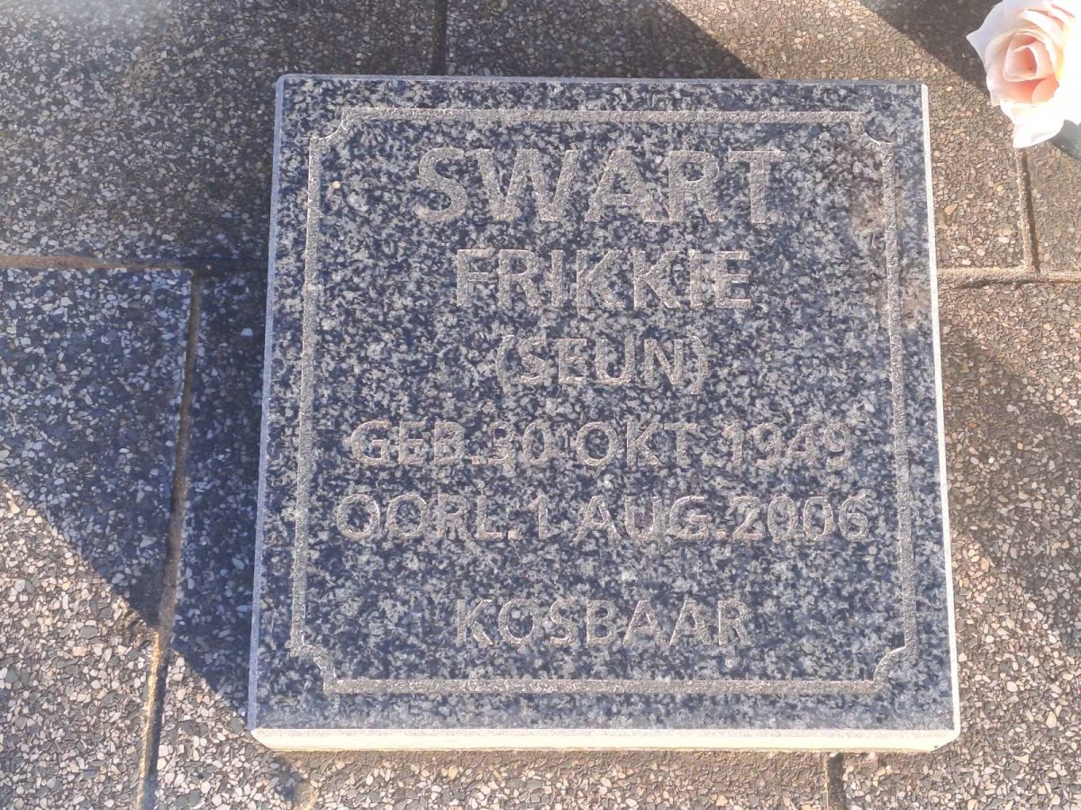 SWART Frikkie 1949-2006