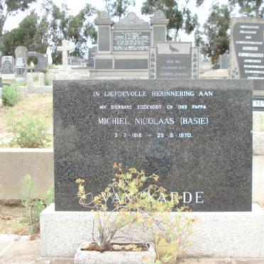 AARDE Michiel Nicolaas, van 1918-1970