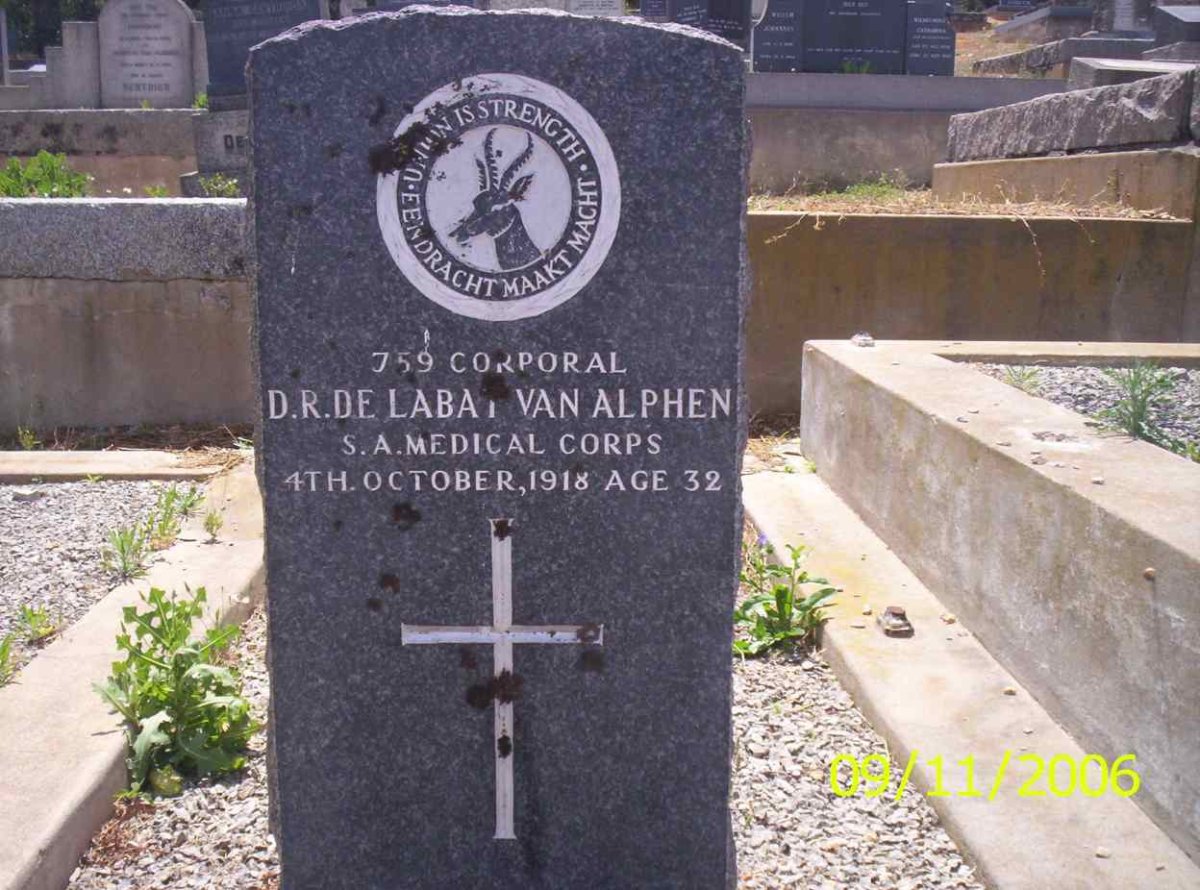 ALPHEN D.R.De Labat, van -1918