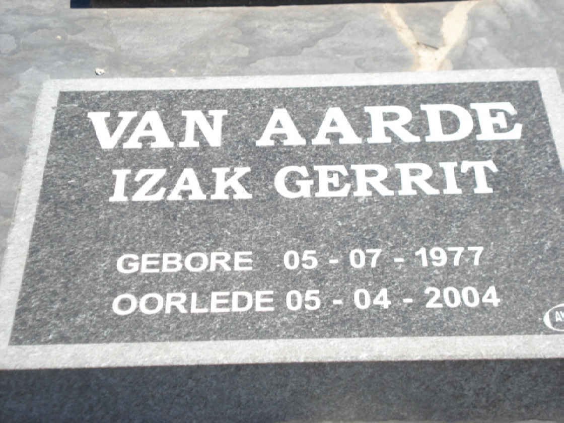 AARDE Gerrit, van 1977-2004