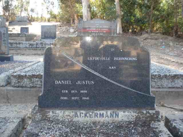 ACKERMANN Daniel Justus 1888-1968