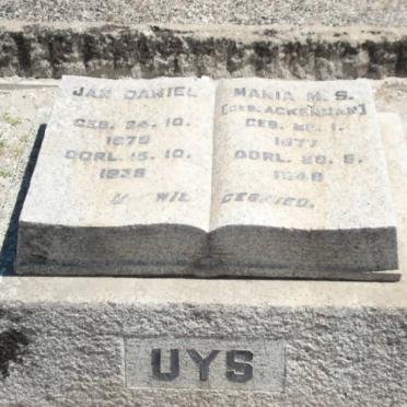 UYS Jan Daniel 187?-1939 &amp; Maria M.S. ACKERMAN 1877-1948