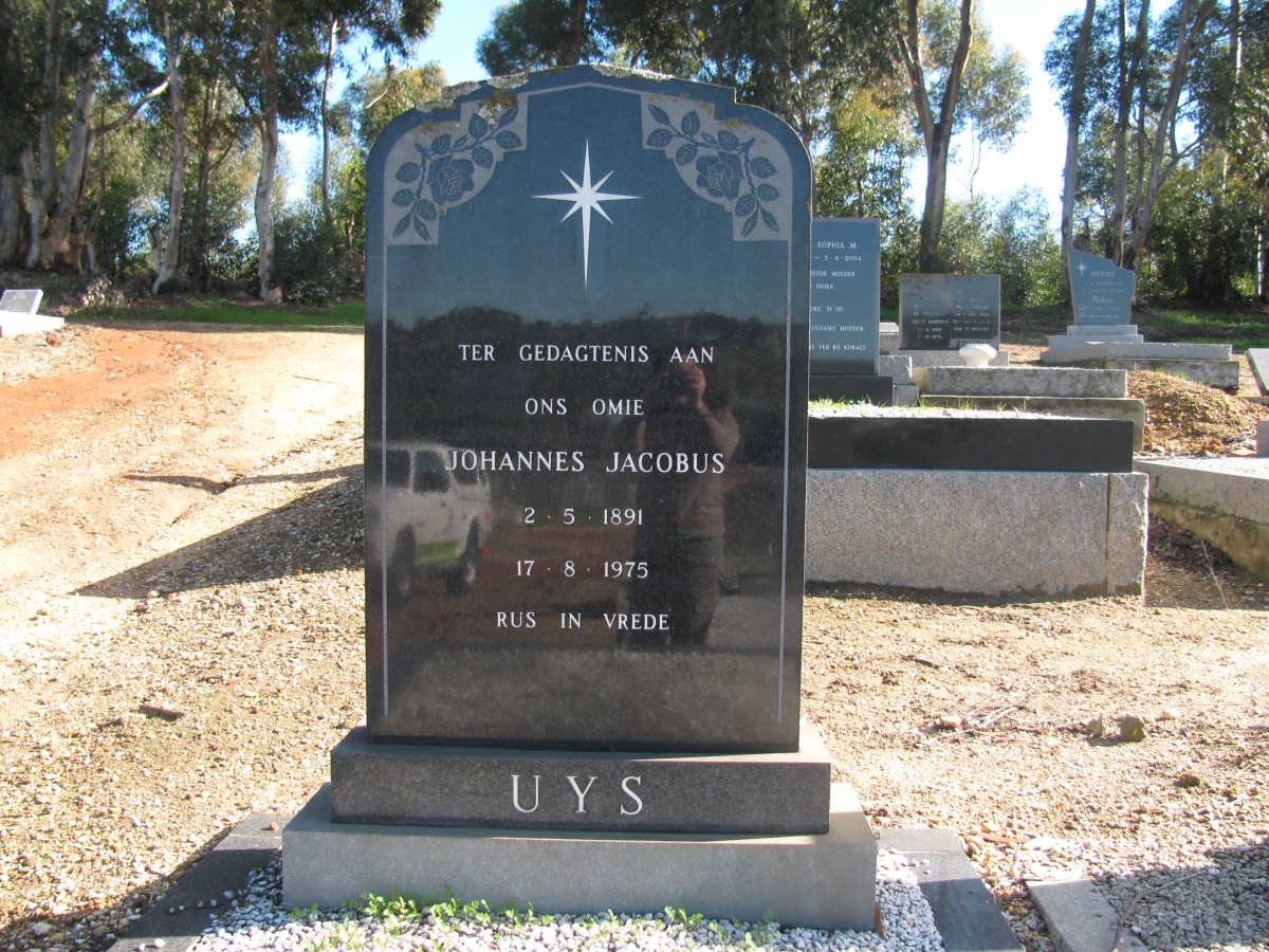 UYS Johannes Jacobus 1891-1975