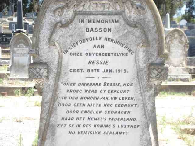 BASSON Bessie -1919