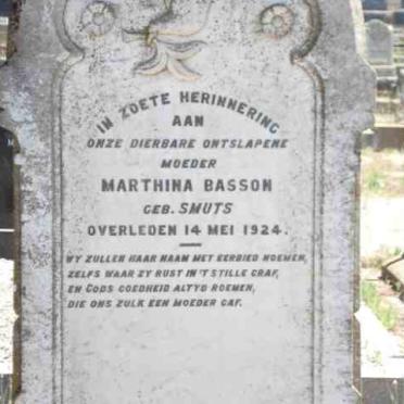 BASSON Marthina nee SMUTS -1924