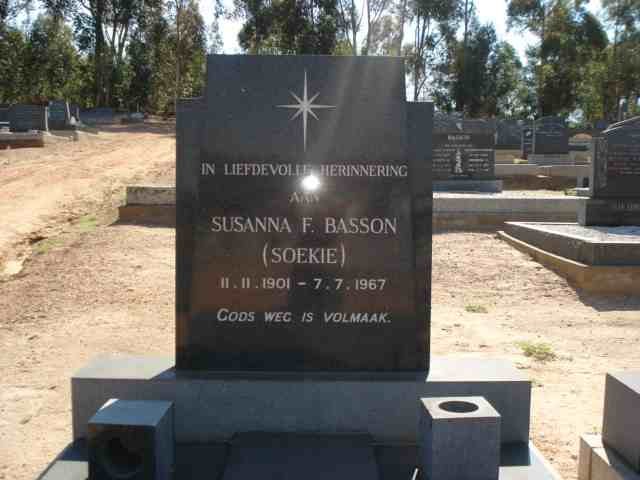 BASSON Susanna F. 1901-1967
