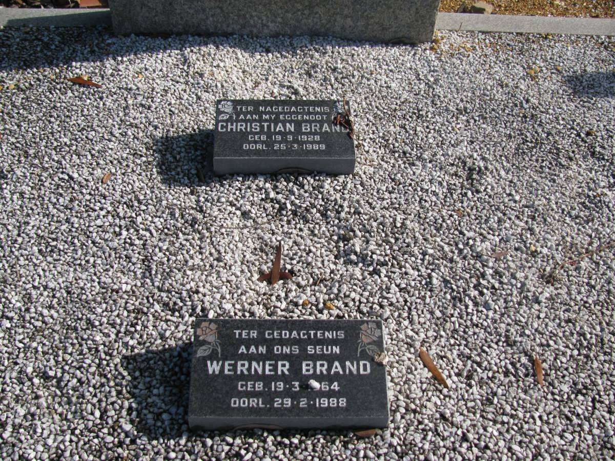 BRAND Christian 1928-1989 :: BRAND Werner 1964-1988