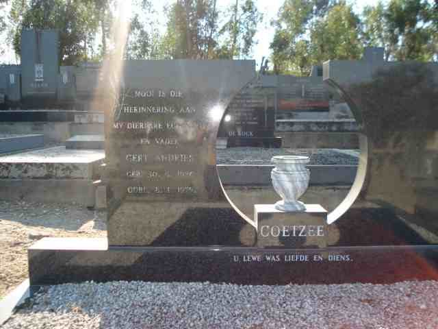 COETZEE Gert Andries 1926-1979