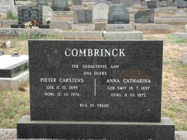 COMBRINCK Pieter Carstens 1899-1976 &amp; Anna Catharina SMIT 1897-1977