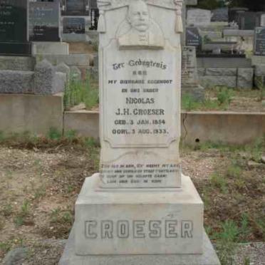 CROESER Nicolas J.H. 1854-1933