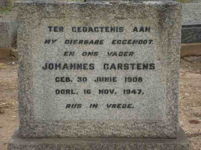 CARSTENS Johannes 1908-1947