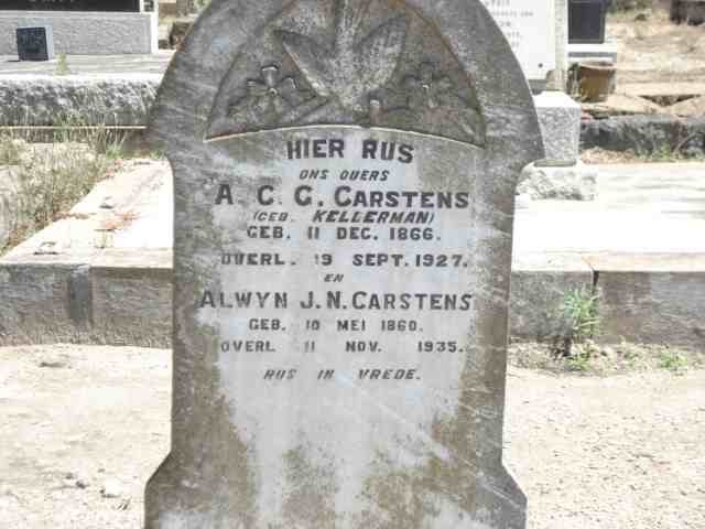 CARSTENS Alwyn J.N. 1860-1935 &amp; A.C.G. KELLERMAN 1866-1927