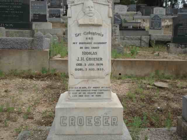 CROESER Nicolas J.H. 1854-1933