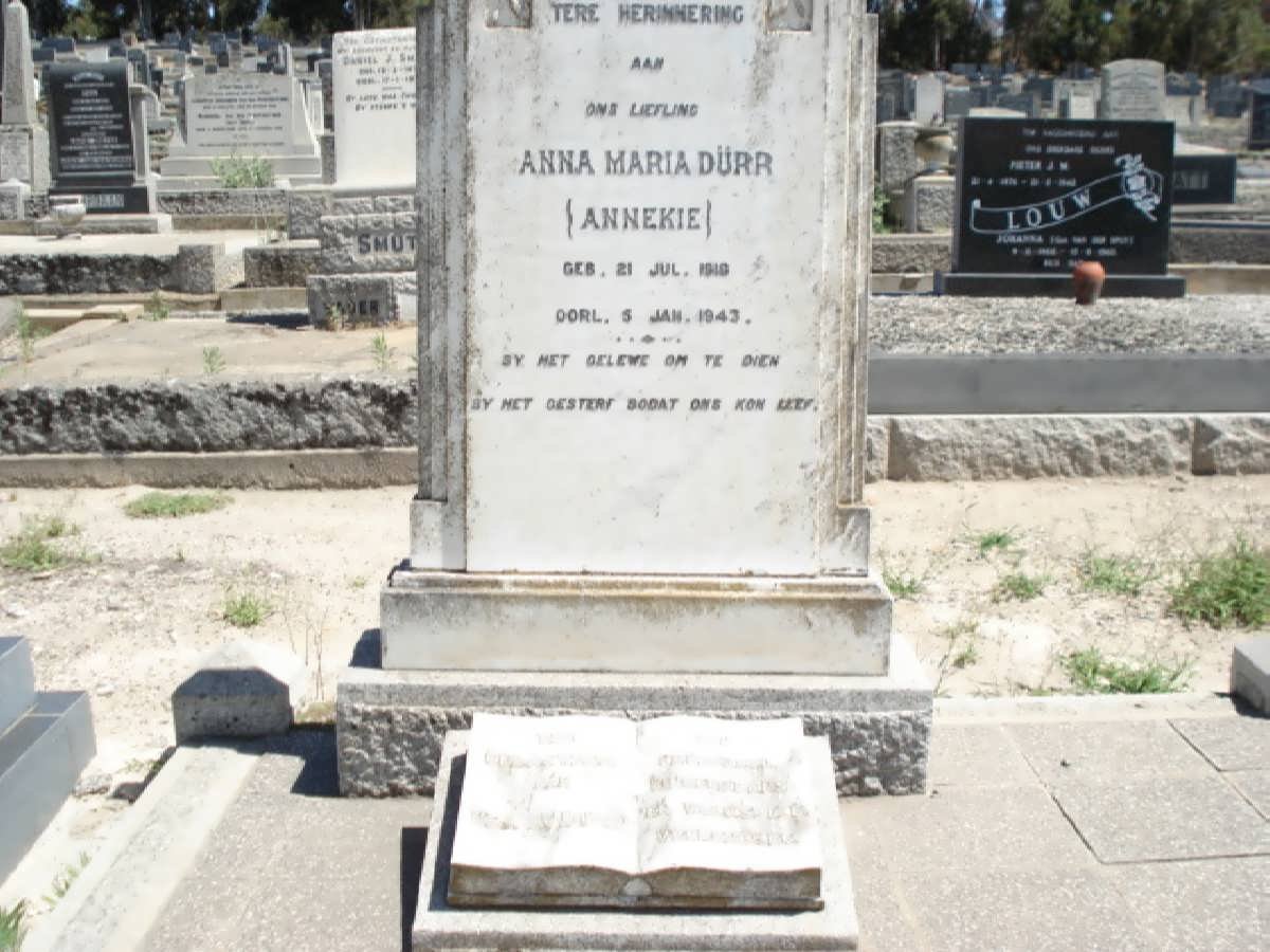 DURR Anna Maria 1910-1943