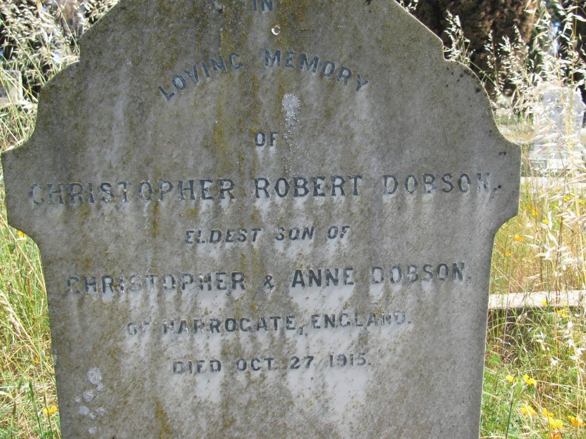 DOBSON Christopher -1915