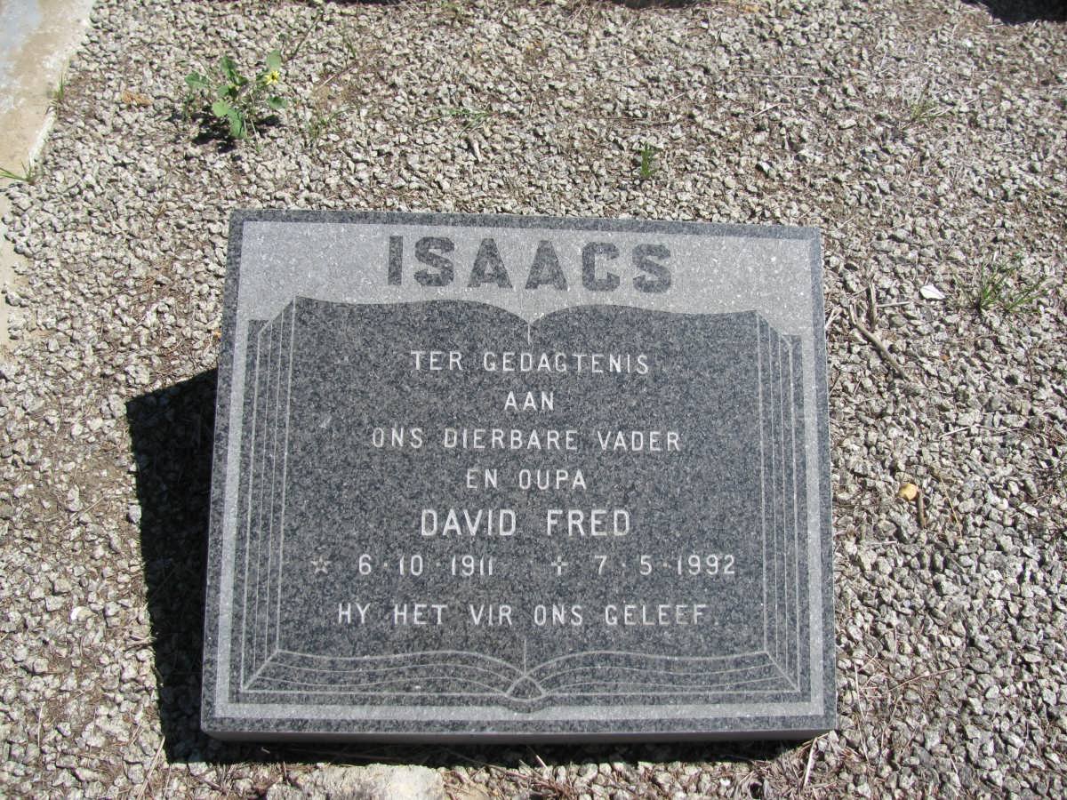 ISAACS David Fred 1911-1992