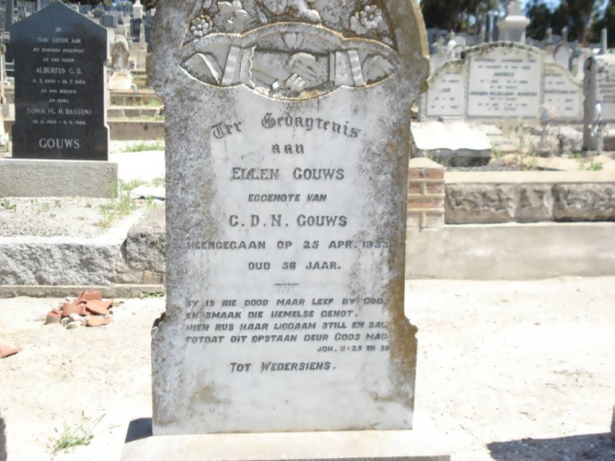 GOUWS Ellen -1933