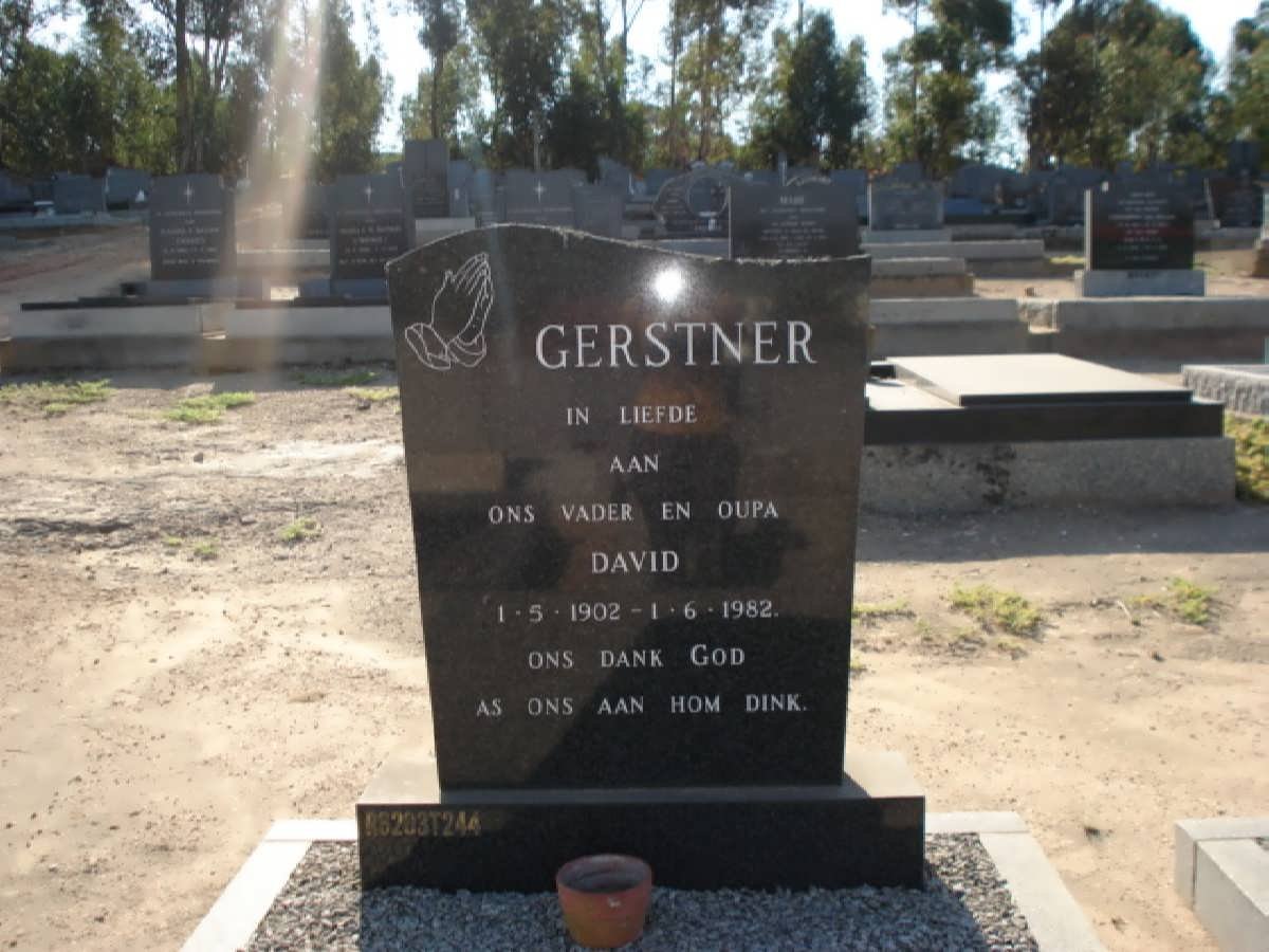 GERSTNER David 1902-1982
