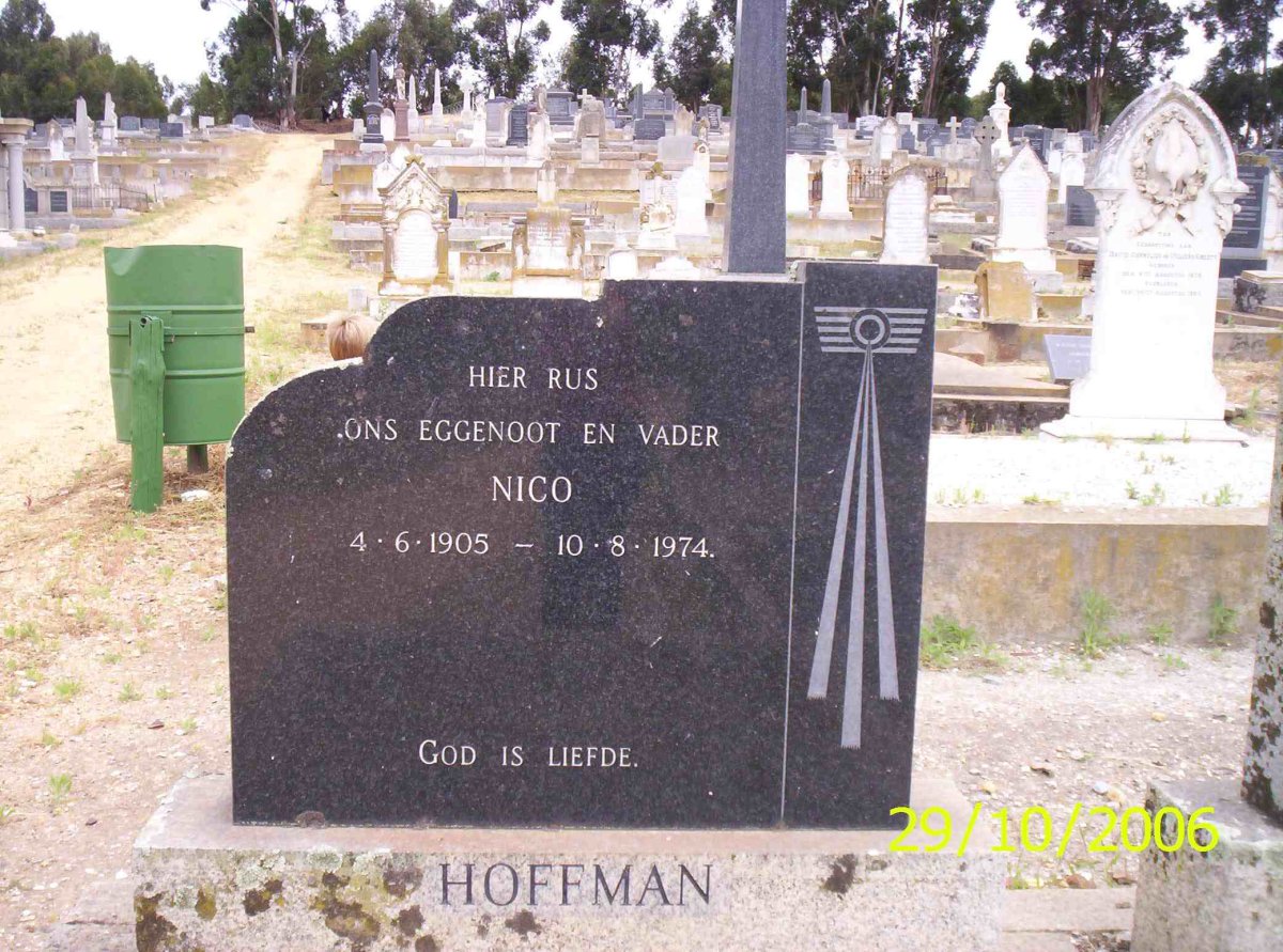 HOFFMAN Nico 1905-1974
