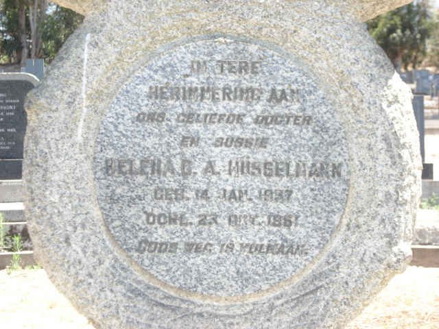 HUSSELMANN Helena G.A. 19?7-19?1