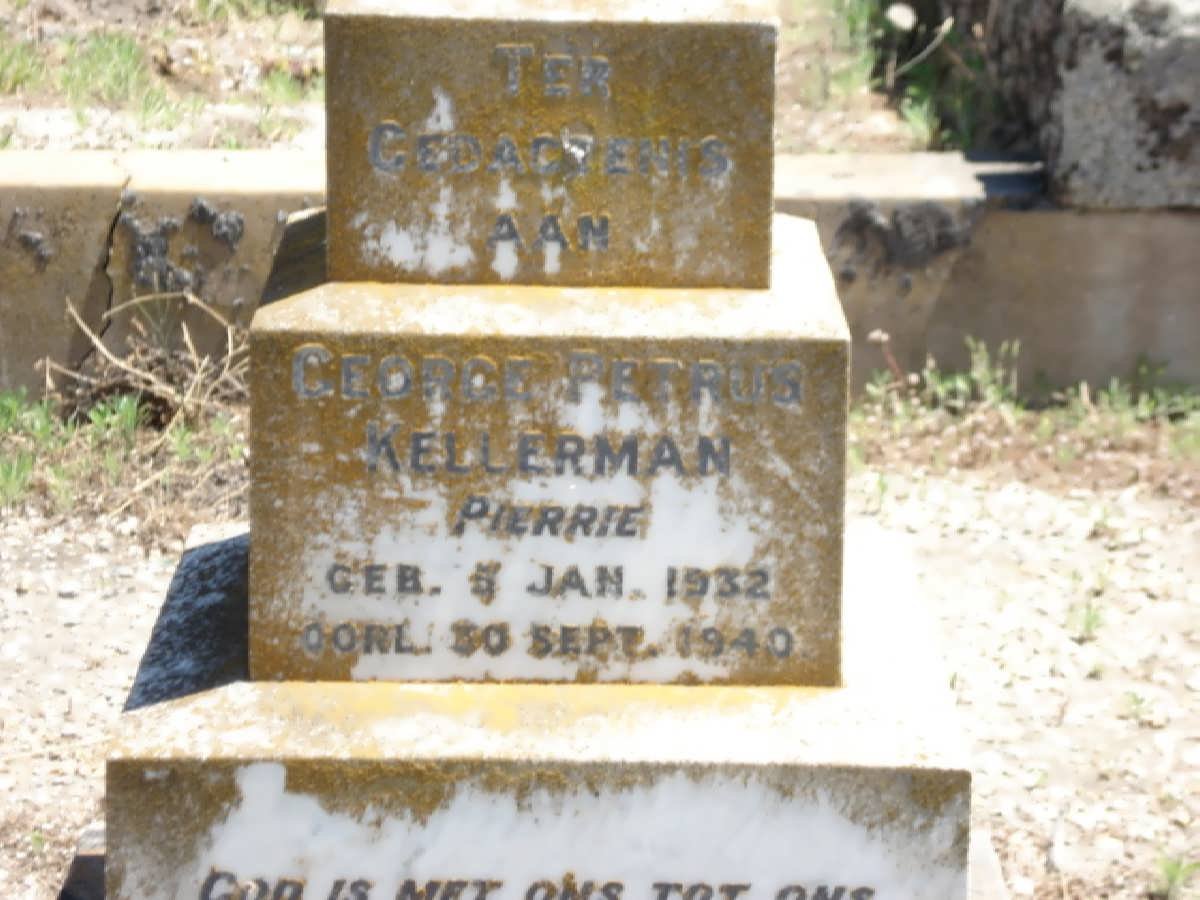 KELLERMAN George Petrus 1932-1940