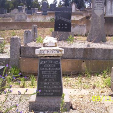 KOCK Johannes Jacobus, de 1934-1935