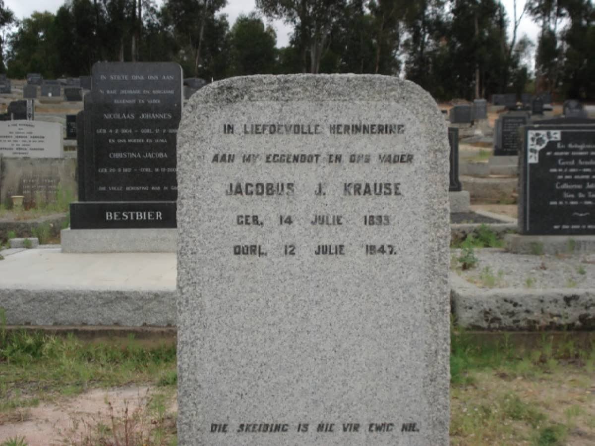 KRAUSE Jacobus J. 1893-1947